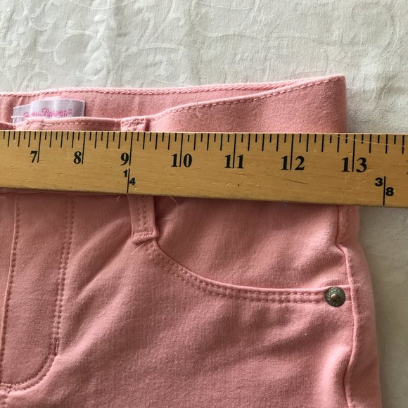 Tommy Bahama Jegging Women Size 12 Pink Mid Rise Stretch Stretch Back Pocket - Picture 10 of 13